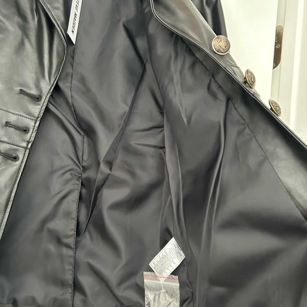 NWT Faux Leather Jacket - Picture 5 of 5
